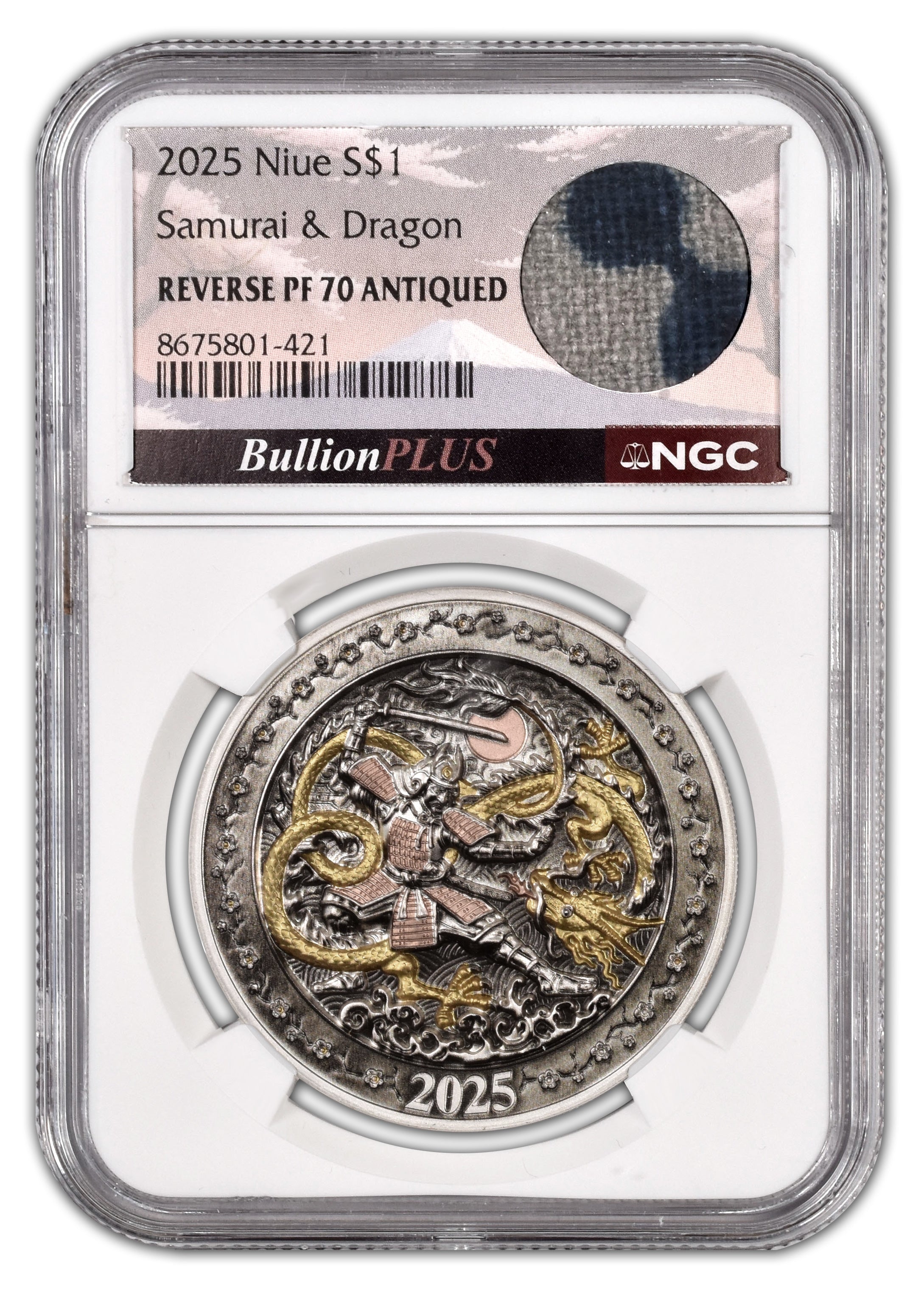 2025 Samurai & Dragon - NGC Reverse PF70 – BullionPLUS