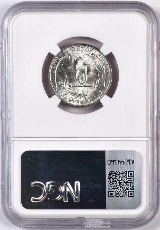 1939-S Washington Quarter - NGC MS66 - Bag Fragment