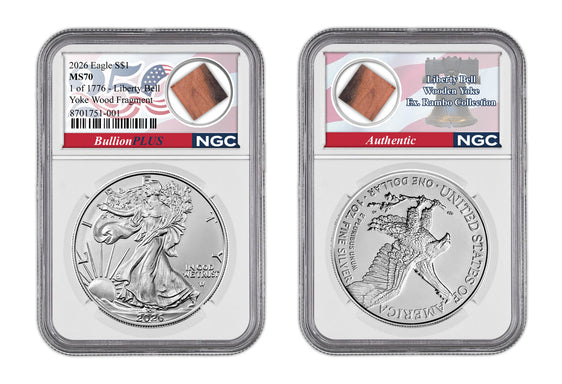 2026 Silver Eagle ~ America 250 Liberty Bell Yoke Edition