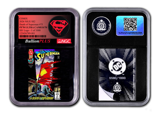 2025 Death of Superman Multi-Coin Holder - NGC PF70 Ultra Cameo/70