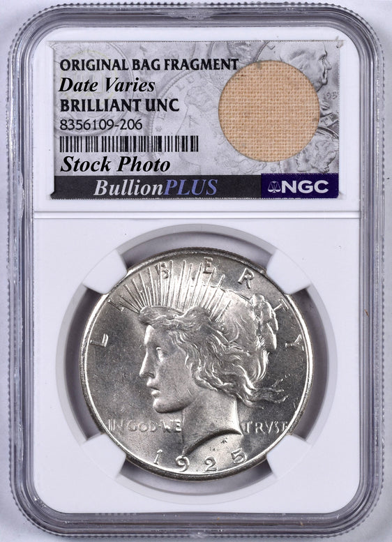 Peace Dollar - NGC Brilliant Uncirculated - Bag Fragment