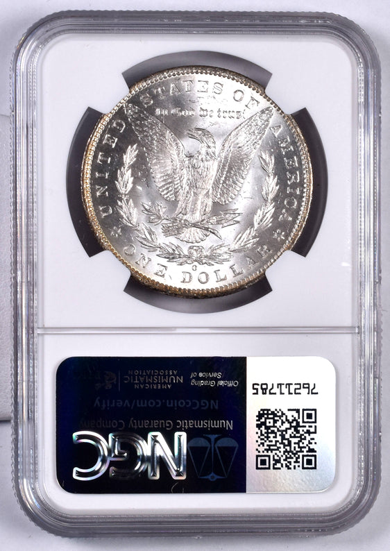1883-O Morgan Dollar - NGC MS63 - Bag Fragment - RAINBOW!