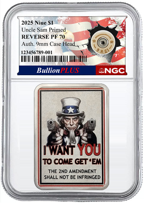 2025 Uncle Sam Primed - NGC Reverse PF70