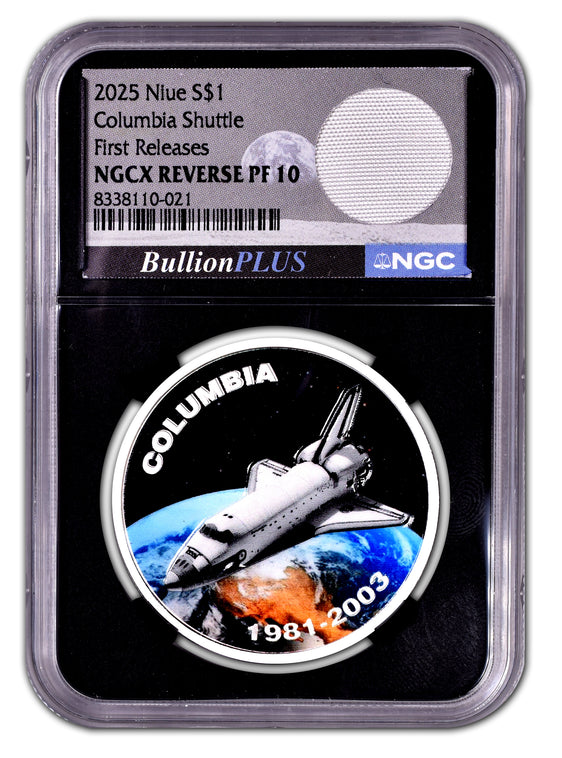 2025 Space Shuttle Columbia & Space Flown Relic - NGCX Reverse PF10