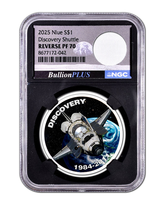 2025 Space Shuttle Discovery Dollar - NGC RP70