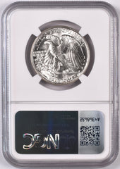 Walking Liberty Half Dollar - NGC MS63 - Bag Fragment