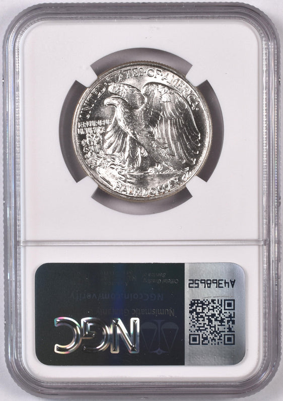 Walking Liberty Half Dollar - NGC MS63 - Bag Fragment